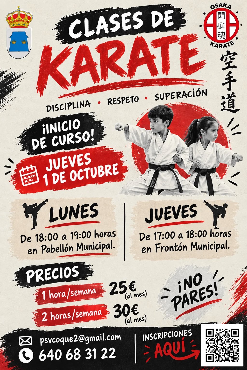 clases de karate en aldeatejada